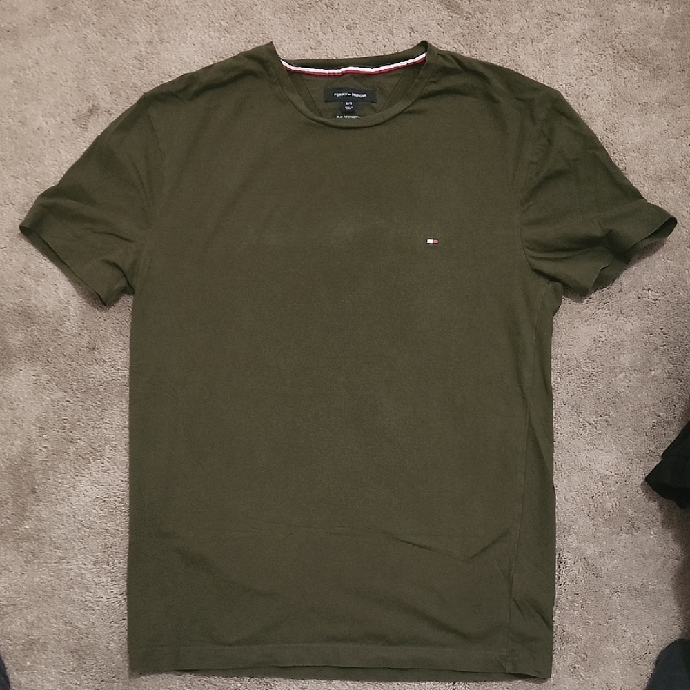 Tommy Hilfiger Olive Green T-Shirt